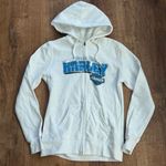 Harley Davidson White Zip Up Hoodie Sweatshirt Women’s Small Photo 0