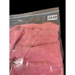 Sigrid Olsen  1X 100% Linen QTR Button Tunic Top Pink Roll Tab Sleeve Relaxed Photo 12