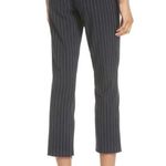 Alice + Olivia Alice L+Olivia Stacey Slim Pinstripe Ankle Pants in Navy/White Size 12 NWT $295 Photo 5