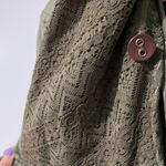 Anthropologie Hei Hei Slouchy Utility Jacket Lace Detail Small Photo 5