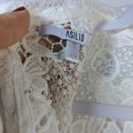 Asilio  The Mind Fall Top White Lace Crop Topper Size 4 Photo 5