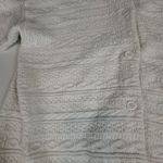 Vintage Viana Knit Collar Button Down Sweater Textured White Made in USA L Size L Photo 1