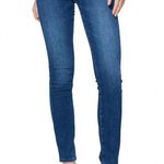 Paige Medium Wash Denim Skyline Ankle Peg Skinny Jeans Photo 0