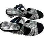 HELLE COMFORT Silver Cristi Slip On Shoes Size 6.5/7 EU Size 37 Photo 2