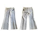 Banana Republic Martin Flare Trouser Leg Pant White Size 10S Short NWT mid rise Photo 7