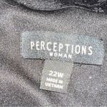 Perceptions  black evening dress with gold sparkle! Photo 9