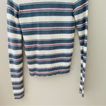 Urban Outfitters Striped Long Sleeve V-Neck Top Sz Small Photo 8