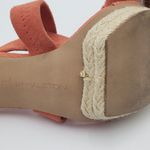 H by Halston Halston Orange Espadrille Platform Pumps Size 10 Photo 14