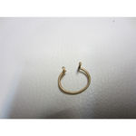 None Gold Tone Two Metal Vertical Bar Women's Ring Size 6 Photo 4