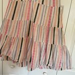 Anthropologie Georgina Tiered Shirt Dress Sz Small Textured Stripe Pastel Boho Photo 13