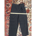 Lululemon Womens Black Pleat-Front High-Rise Trouser Size 4 Photo 2