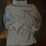 One Step Up Grey Turtleneck Long Sleeve Photo 0