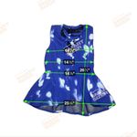 Proenza Schouler Size 6  Blue Pattern Cross Front Blouse "Cady" Photo 4