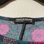 American Apparel America Apparel Long Sleeve Multi Color Floral Mini Dress XS Photo 3