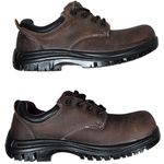 AVENGER Work Boots Women Brown Leather Steel Toe EH Rated Safety Shoes 9.5 NWT Photo 5