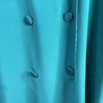 Victoria's Secret Vtg  Sz M Satin Sleep Shirt Gold Label Tuxedo Double Breasted Photo 3