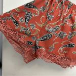 Japna  Lounge Womens Matching Set Pajama Sz XL Tank Top Shorts Satin Lace Trim Photo 7