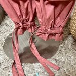NEW Faux Leather Cargo Pants Pink Size XS Photo 10