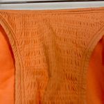 Xhilaration Women’s High Leg Scoop Waist Bikini Bottom Orange NWT Photo 1