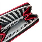 Marc Tetro nwt Westie Wallet Dog Terrier Red Zip Wristlet Photo 3