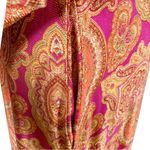 Vintage Sears Mock Neck Long Sleeve Psychedelic Maxi Dress Size 8 Photo 8