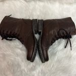 Steve Madden Brown Leather Fame Military Style Boots Fisherman Core B19B Photo 5