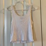 Wild Fable  white ribbed tank top Photo 4
