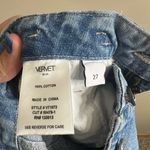 Vervet  blue pleated front distressed jeans size 27 Photo 11