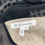 BCBGeneration Dress Chai Combo Polka Dot Dots Mesh Mini Black & Creme Size 6 Photo 6