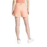 A New Day Womens Plus Size 17 Coral Peach Shorts Stretch Two Button Flat Front Pockets Photo 1