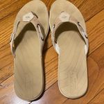 Sperry  Seabrook Top-Sider Thong‎ Sandals Flip Flops Tan Leather Size 10 Photo 1