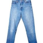 Levi's  White Oak Cone Denim Blue High Rise Straight Jeans Button Fly Cotton 25 Photo 0