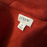 J.Crew  Orange Cotton Knit Long Sweater Blazer Size S Photo 4