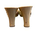 MIA  Jazzy Leather Wood Platform Sandals, Sz 8 Photo 10