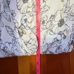 ASTR the Label White Floral Print Long‎ Sleeve Surplice Blouse Top Large Photo 6