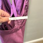 ASOS  NEW Women's‎ Purple Wrap Lace Jumpsuit Wide Leg Size 14 Photo 2