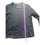 COS Women's Black Long Sleeve Knit Top with Dramatic Fluted Bell Sleeves Photo 2