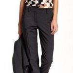 Trina Turk Wool Silk Heathered Gray Straight Leg Work Pants Womens Size 6 Career Photo 0