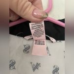 Victoria's Secret Victoria’s Secret black white signature logo cotton modal blend sleep shirt; M Photo 5