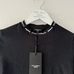 SKIMS Dolce & Gabanna Black Cotton Long Sleeve M Photo 6