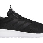 Adidas  Woman’s Lite Racer Black Lace Up Running Sneakers 6 Minimalistic Outdoor Photo 0