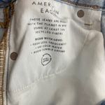 American Eagle Mom Jeans Women's 10 Long Light Wash High Rise Straight Denim NWT Blue Size undefined Photo 11