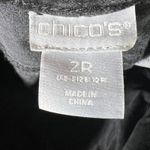 Chico's  Navy Blue Corduroy Bootcut Pants Womens Size 2R US Size 12R Photo 4