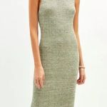 Anthropologie  Daily Practice Green Ribbed Knit Bodycon Dress Photo 0