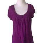 T Tahari T‎ Tahari small purple scoopneck blouse Photo 0