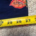 Loft  Wide Legged Tie/Elastic Waist navy with floral print size Medium Tall Photo 6