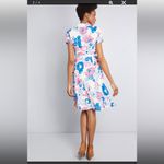 Modcloth  Exciting Find Floral Belted Shirt Dress Secretary 50's Small NWT Photo 2