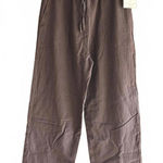 NWT B'Gauze Women's Size L/XL Brown 100% Cotton Pants Elastic Waist Size L Photo 0