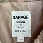 Garage Women's Cream Teddy Jacket Size Medium Photo 1