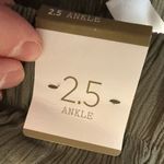 Chico's Tapered Ankle Gauze Pants Olive Rayon Waist Tie Accent NWT Size 2.5 Photo 6